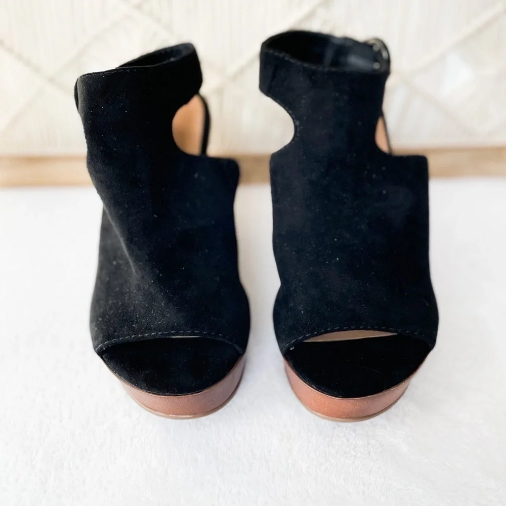Torrid Black Platform Heel Sandals